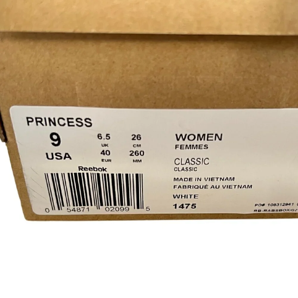 Reebok Women's Classics Princess Sneaker Tennis Shoes, Size 9 - Picture 2 of 6